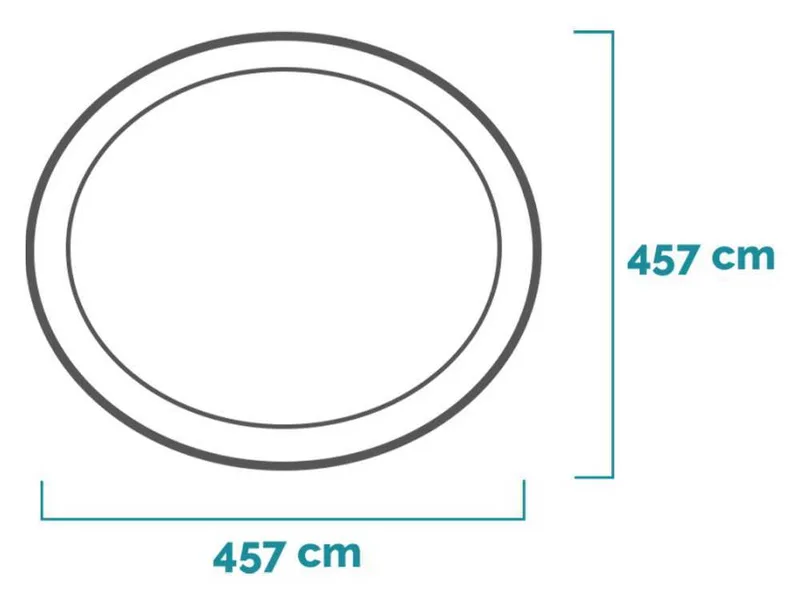 Intex Easy Set 26166NP - Ø457x107 cm - Piscine gonflable