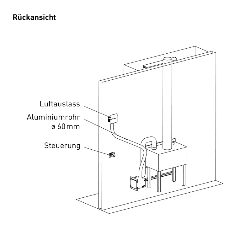 Diffuseur d'air Edilkamin Kit "Nah"