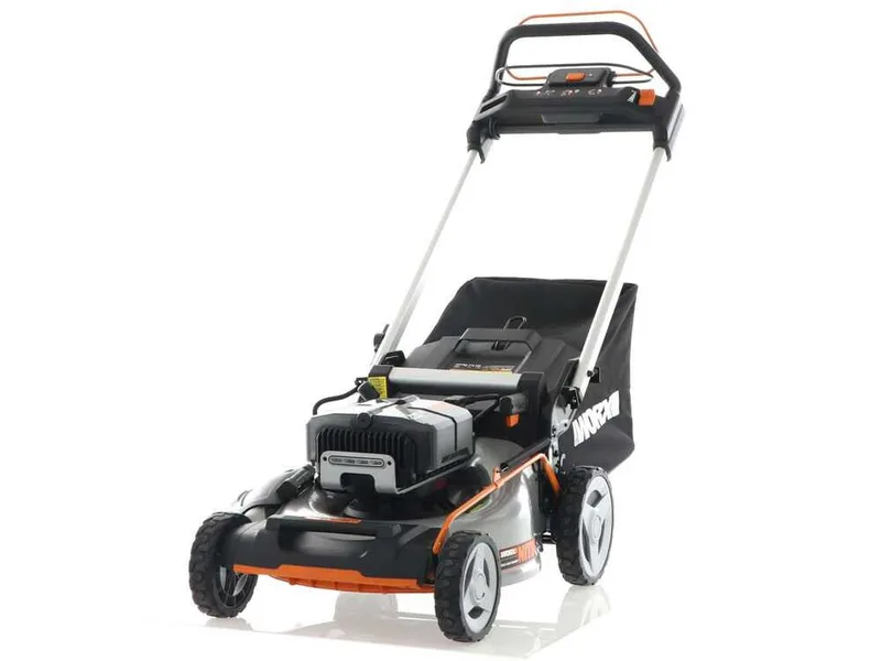Tondeuse autotractée à batterie worx nitro WG761E - 80V / 4Ah - coupe de 51 cm