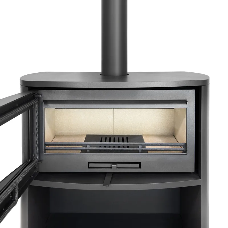 Poêle à bois Precise Drago DS08C en acier anthracite