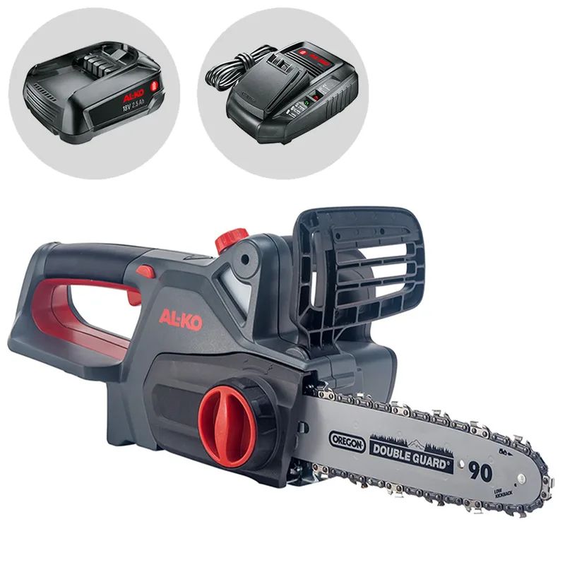 AL-KO Comfort CS 1825 - Tronçonneuse à batterie 18V 2.5 Ah - Lame de 25 cm