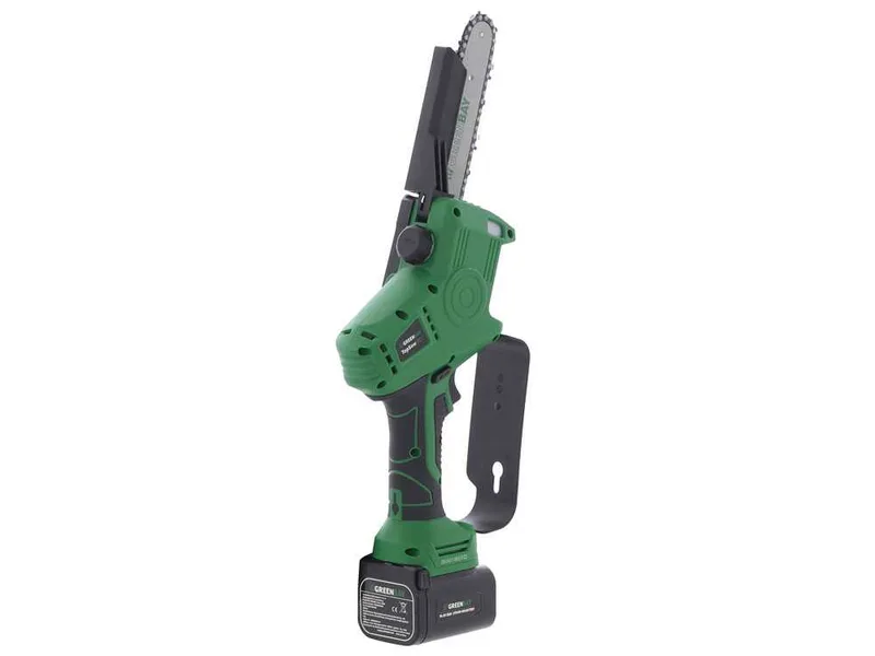 GreenBay TopSaw 6C - Élagueuse à batterie sur perche - 2 batteries de 16,8 V - 2 Ah