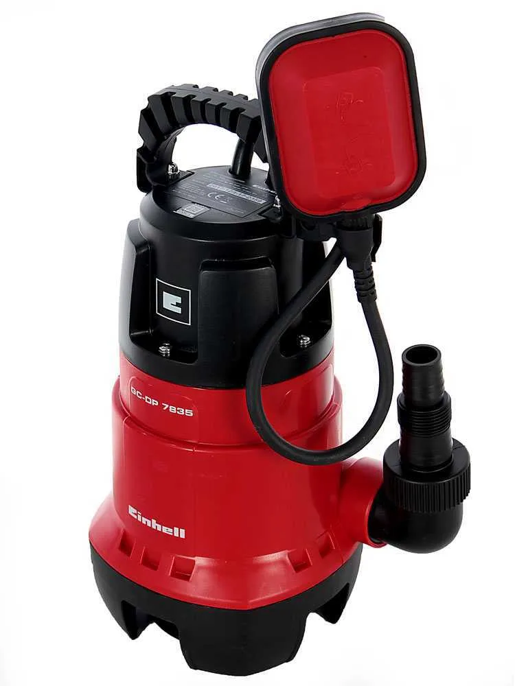 Pompe immergée électrique pour eaux chargées Einhell GC-DP 7835 - électropompe de 780 W - 230V