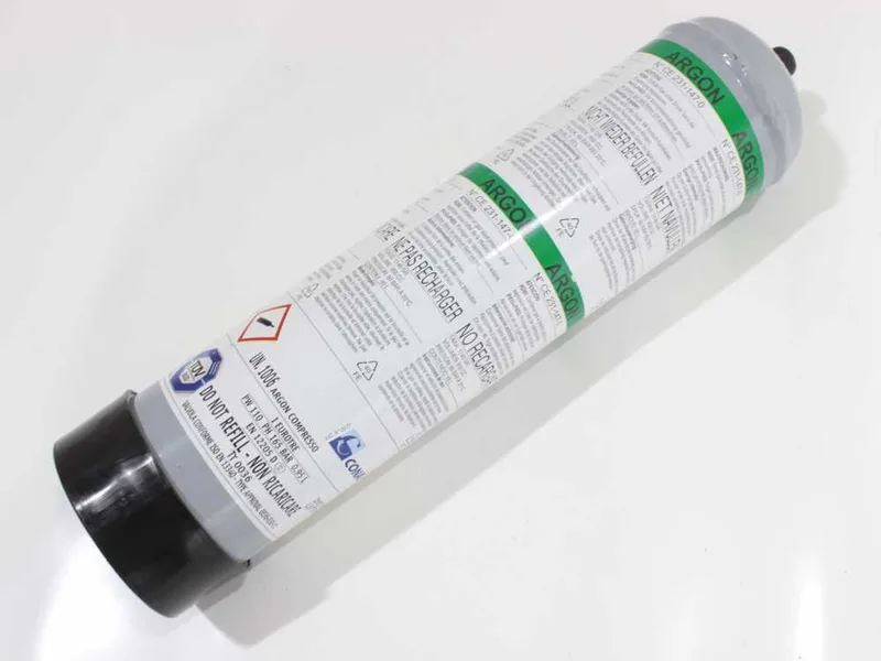 Bouteille de gaz Argon non rechargeable - 1 litre