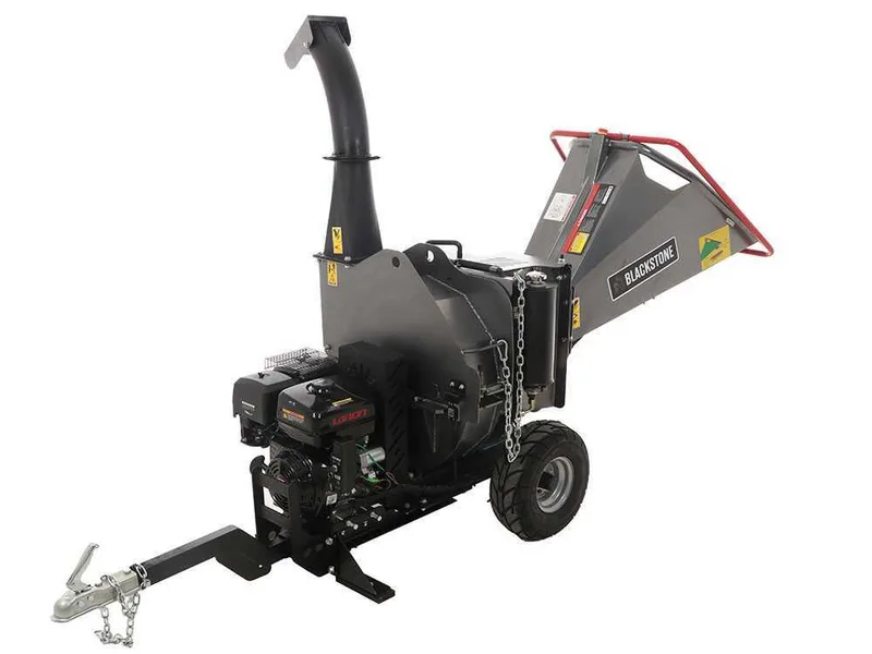 Blackstone BSFC 1600 LE - Broyeur de branches thermique tractable - Moteur à essence Loncin