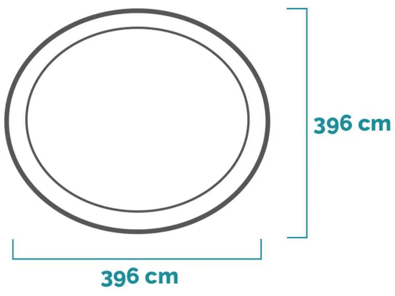 Intex Easy Set 28142NP - Ø396x84 cm - Piscine gonflable + Épurateur à cartouche