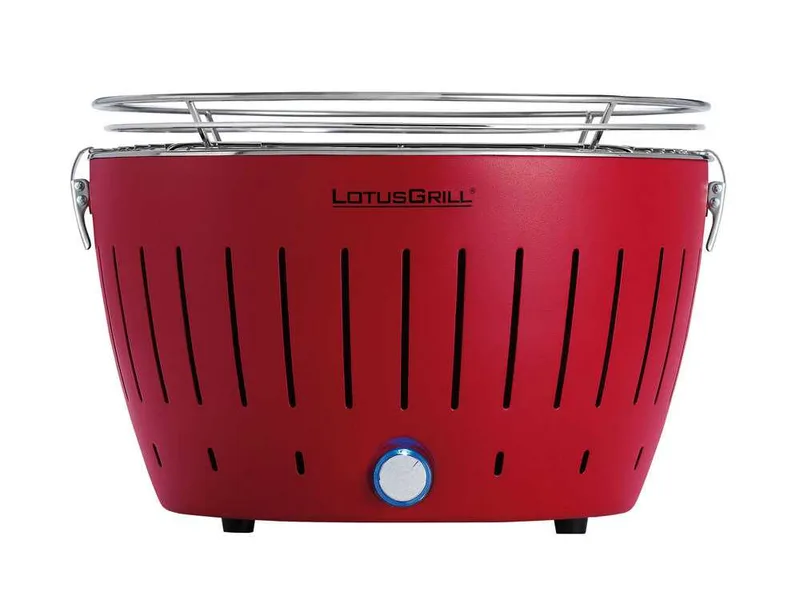LotusGrill LG G34 U RD - Barbecue portable d'extérieur - Coque rouge