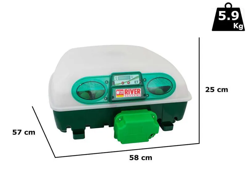 River Systems ET 49 - Couveuse à œufs automatique - 49 œufs