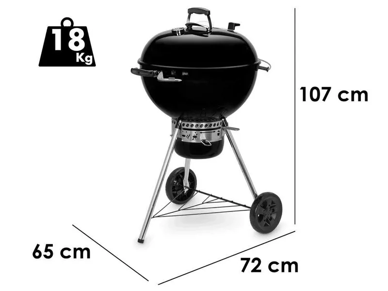 Weber Master Touch GBS E-5750 BLK - Barbecue à charbon