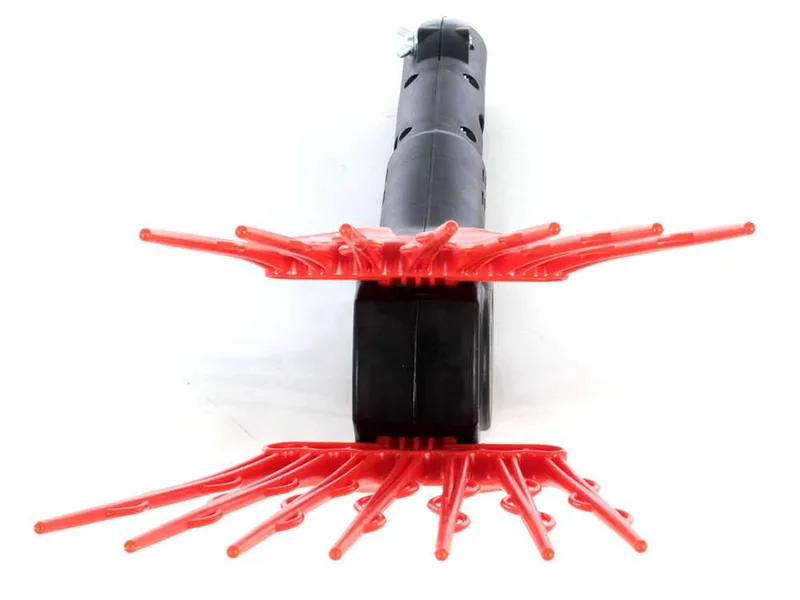 TecnoVIR Olivir - Peigne vibreur électrique à batterie - secoueur à olive de 250 cm avec perche fixe