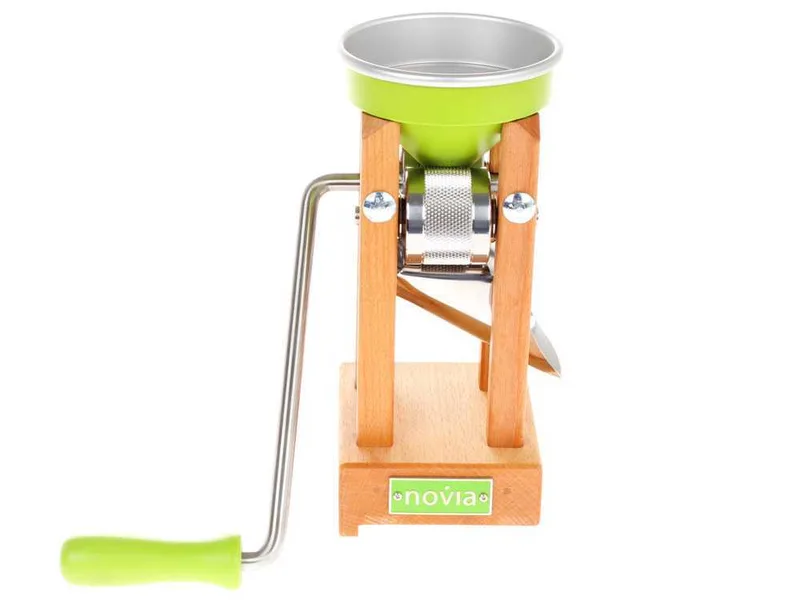 Eschenfelder Novia ng1200 aluminium vert 150g - Floconneuse manuelle avec rouleaux en acier inoxydable
