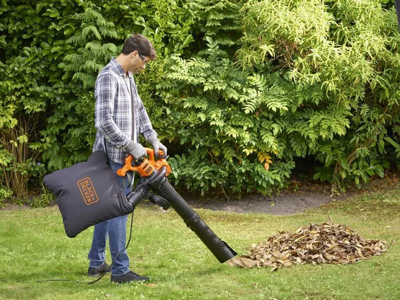 Black & Decker BEBLV260 - Souffleur aspirateur électrique à feuilles 3 en 1