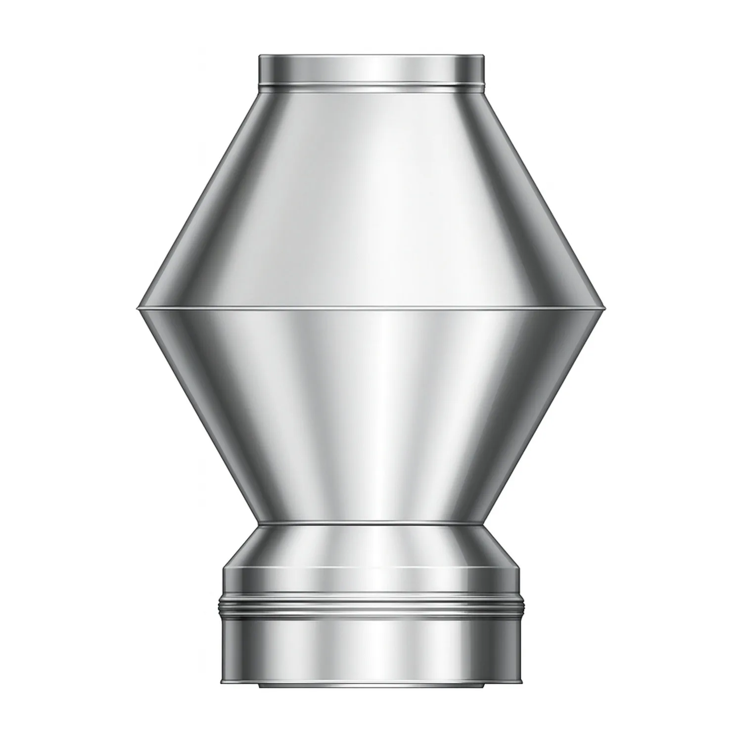 Schiedel ICS chapeau déflecteur Ø150 mm double paroi brillant
