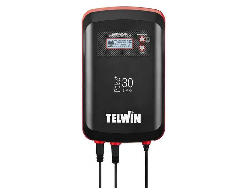 Telwin Pulse 30 Evo - Chargeur de batterie et mainteneur automatique - batteries de 6/12/24V