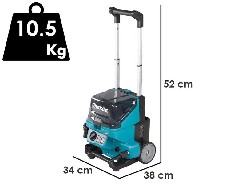 Makita HW001GZ - Nettoyeur haute pression à batterie - 115 bar - 7 l/min - 2 x 40 V - 4 Ah