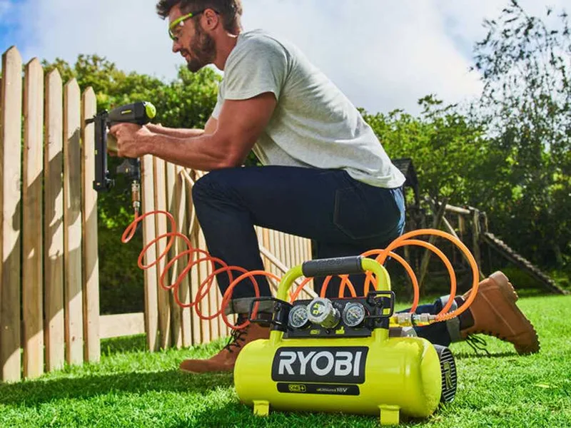 Ryobi R18AC-0 - Compresseur portatif à batterie - 18V - 4Ah