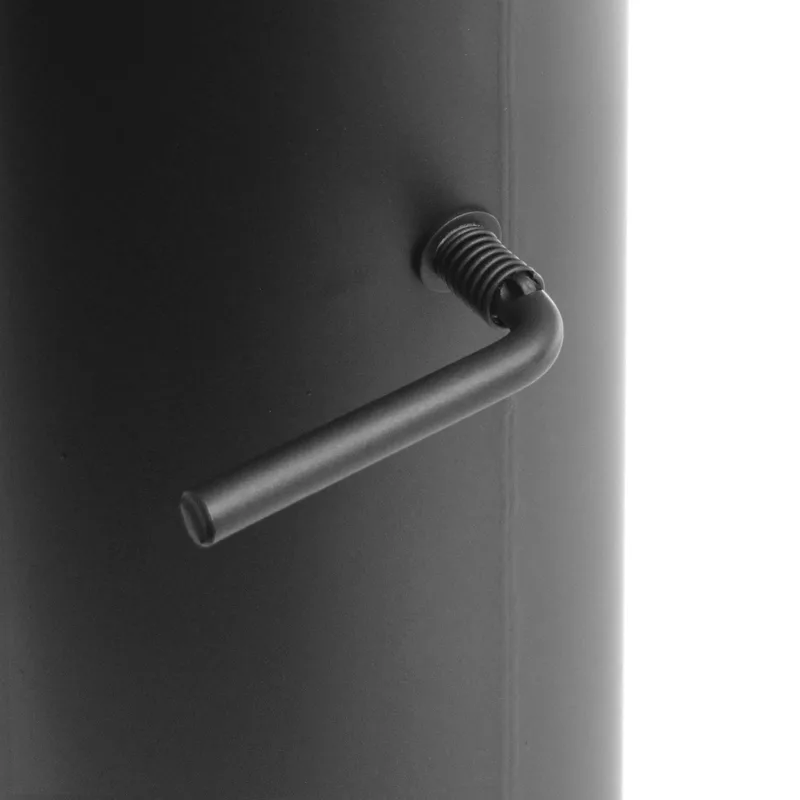 Raik Basic régulation de tirage 120mm gris fonte L: 500mm pour tuyau de fumée / conduit de fumée
