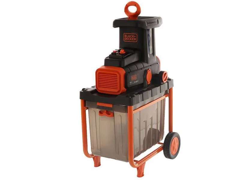 Black & decker BEGAS5800-QS - Broyeur électrique - 2800W - Rouleau avec bac de ramassage