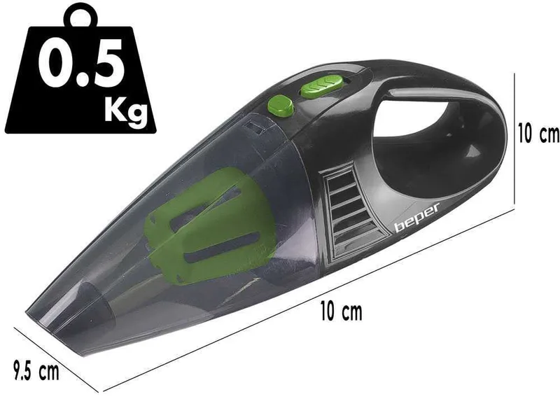 Beper P202ASP400 - Ramasse-miettes portable pour auto - 70 W