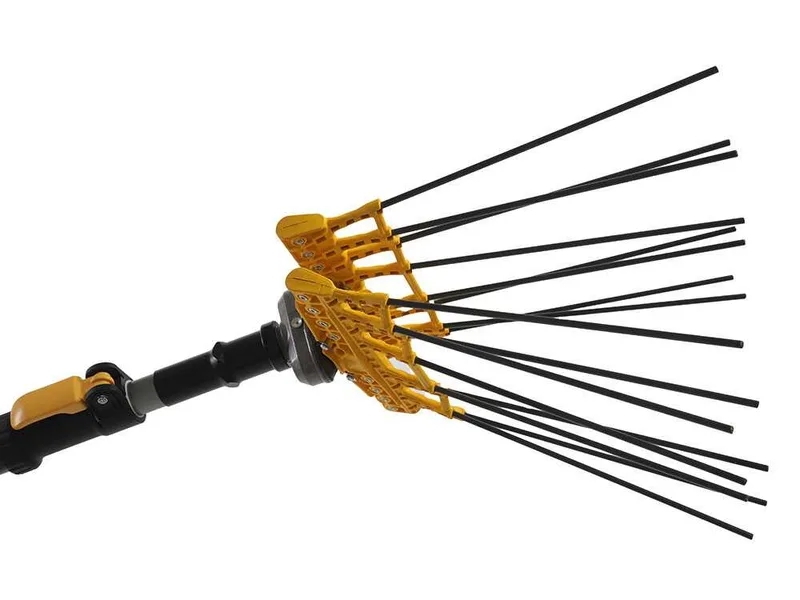 Lisam Swing - Peigne vibreur électrique à batterie dorsale 12V 56 Ah - Perche télescopique 220/300 cm