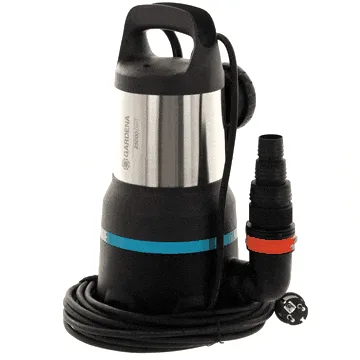 Pompe immergée pour eaux chargées Gardena 25000 art. 9046-20 - en acier inox