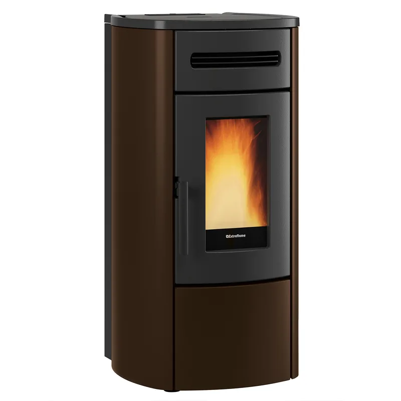 Extraflame Evolution Line Guenda Idro poêle à granulés bouilleur acier bronze