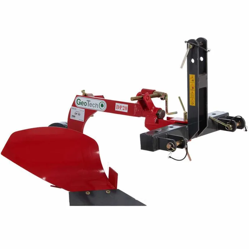 Geotech DP20 - Charrue mono-soc avec structure renforcée - Pour tracteurs avec attelage à trois points