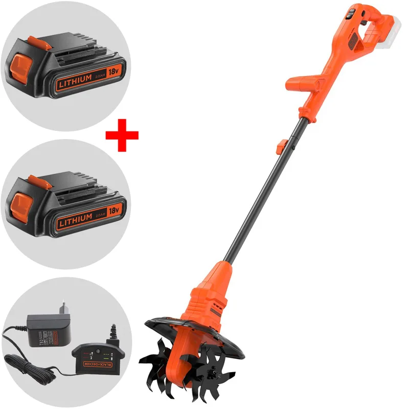 Black & Decker BETL1820L-QW - Motobineuse à batterie 18V 2Ah + une batterie 18V 2Ah