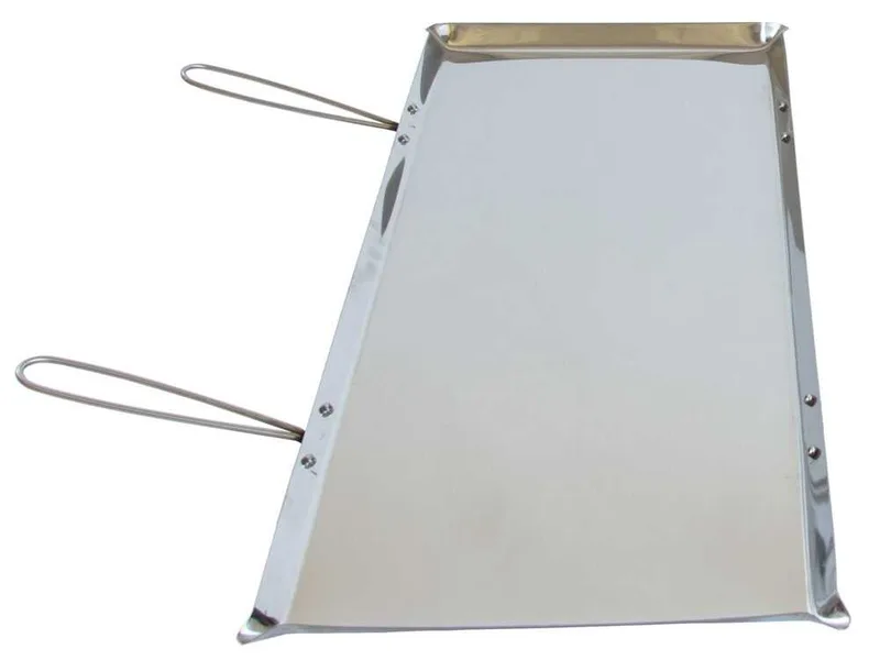 Cruccolini - Plaque lèchefrite en acier inox