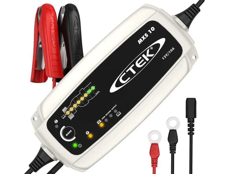 CTEK MXS 10 - Chargeur de batterie 12V - 8 étapes - automatique - ateliers, caravanes, bateaux, voitures