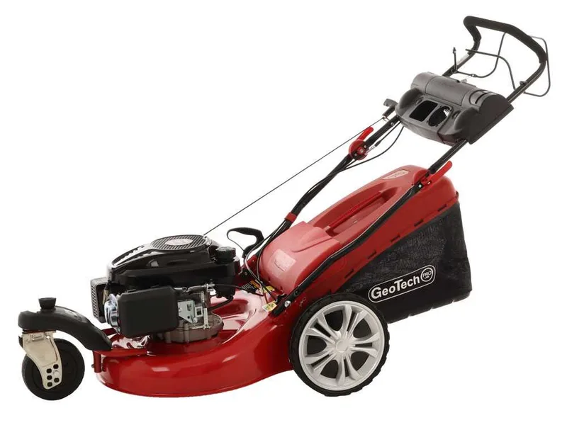 GeoTech Pro S53-3 BMSWG L200 - Tondeuse à gazon thermique tractée - Avec roue pivotante