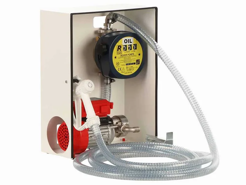 Rover Dispenser Novax OIL - Pompe électrique de transfert en alliage anticorrosion pour huile - 0,6 CV