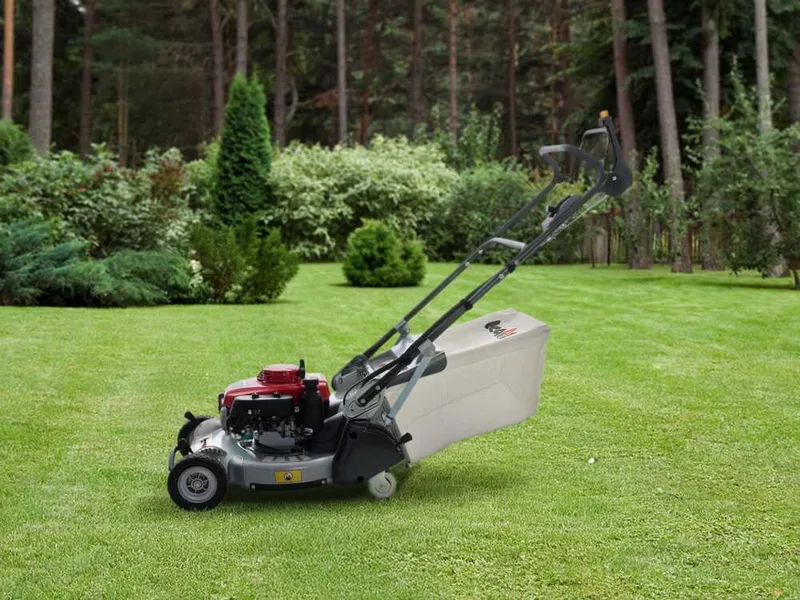 Kaaz lm 5360 hxar PRO hs - Tondeuse à gazon tractée - Honda gxv 160 - Coupe 53 cm - à cardan - Rouleau en métal
