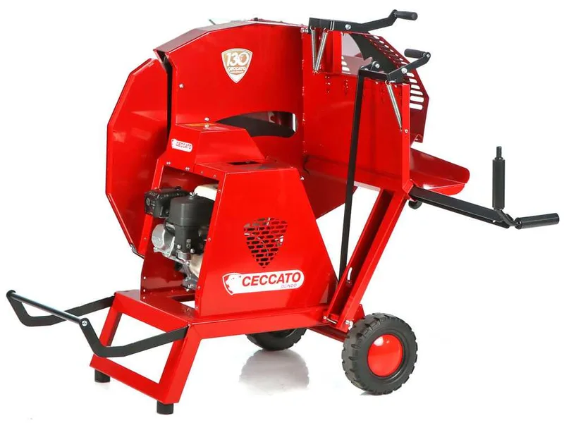 Ceccato Olindo Honda GP160 - Scie circulaire à bûches avec chevalet - à essence