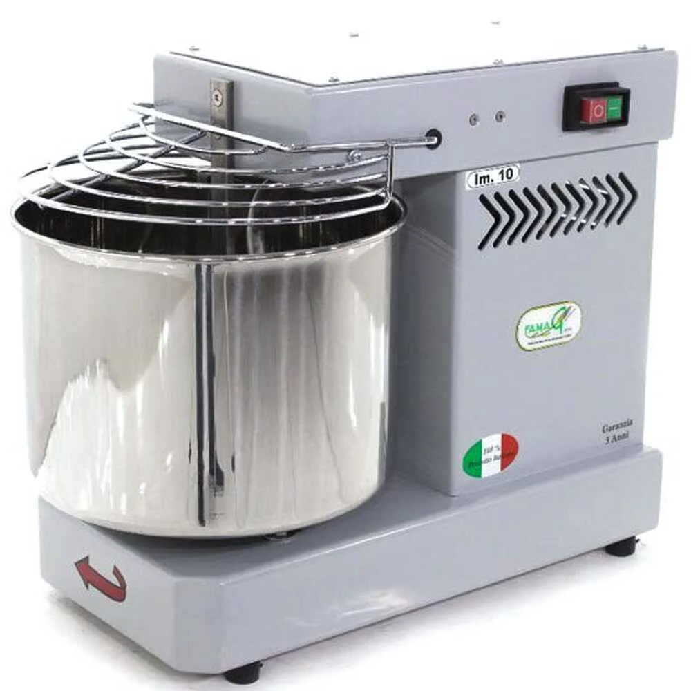 Pétrin à spirale électrique Famag IM 10 d'une capacité de pétrissage de 10 Kg - Gris