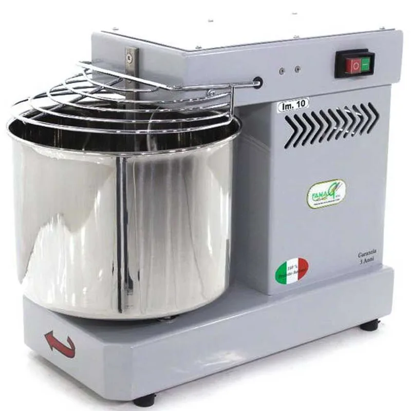 Pétrin à spirale électrique Famag IM 10 d'une capacité de pétrissage de 10 Kg - Gris