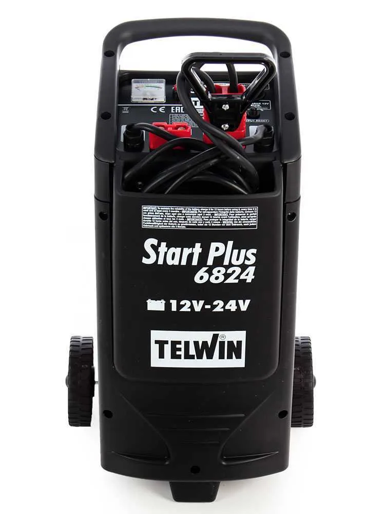 Telwin Start Plus 6824 - Démarreur à batterie - batteries 24V et 12V - chargeur de batterie inclus