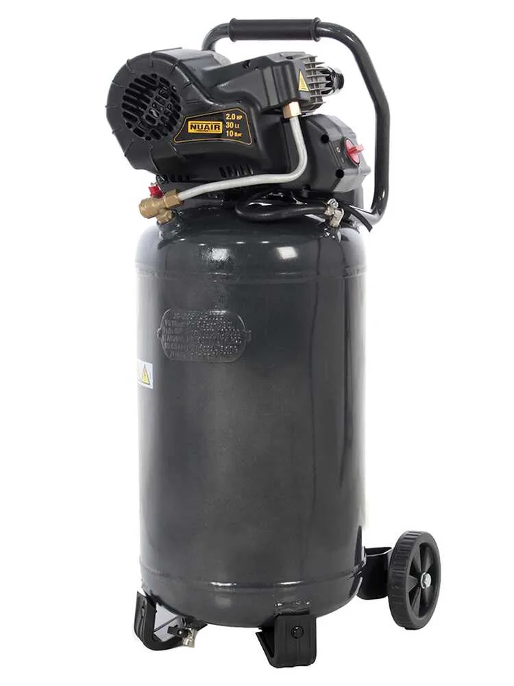 Nuair FU 227/10/30V - Compresseur d'air électrique portatif monophasé - Moteur 2 CV - 30 L