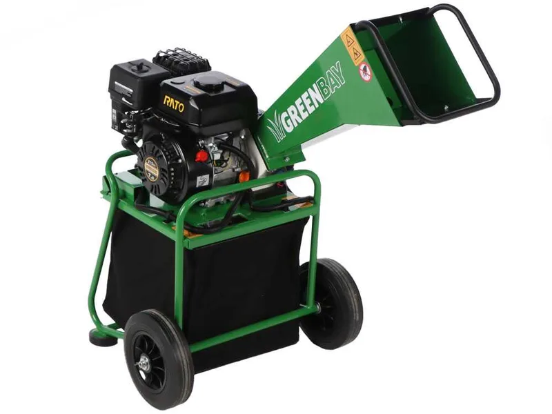 Broyeur de branches thermique GreenBay GB-WRC 50 L moteur à essence 7 CV