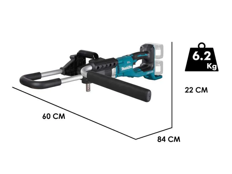 Makita DDG461Z - Tarière à batterie - 18Vx2 5ah - mèche non incluse