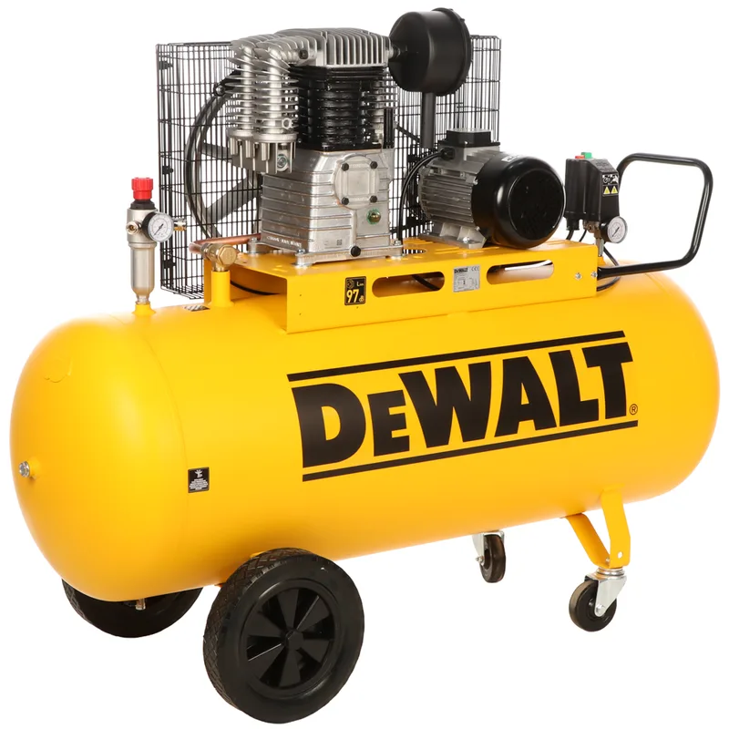 DEWALT DXCMB4T270HCE - Compresseur d'air électrique triphasé par courroie - Moteur 4 CV – 270 L