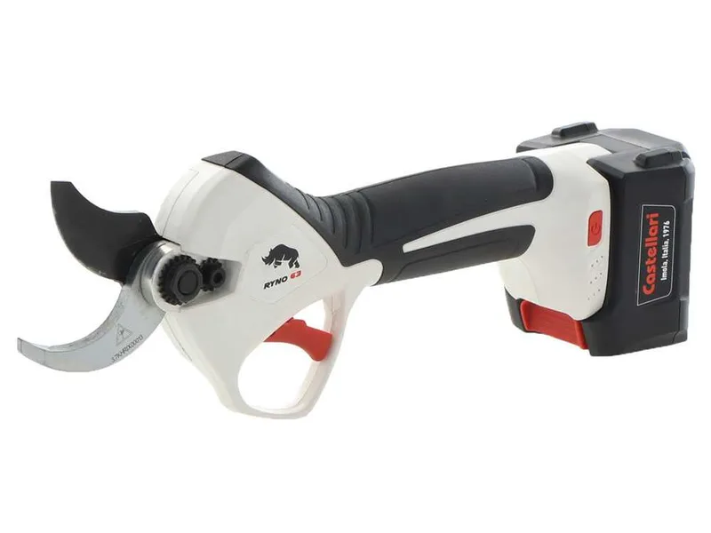 Castellari Ryno 63 - Sécateur électrique de taille - 2x 21,6V - 2,5 Ah - Diamètre de coupe 37 mm