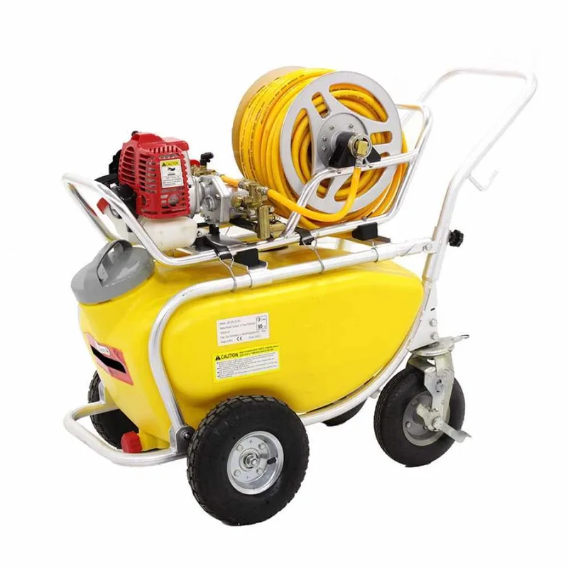 Pompe agricole thermique sur chariot en aluminium GeoTech SP 1050 2S ALU - 2 temps à mélange