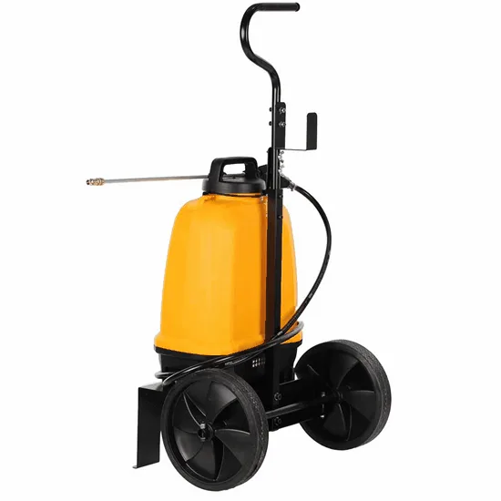 Volpi v-black vita 12 - Pompe de pulvérisation électrique à batterie à dos avec chariot - Avec tuyau de 2 m