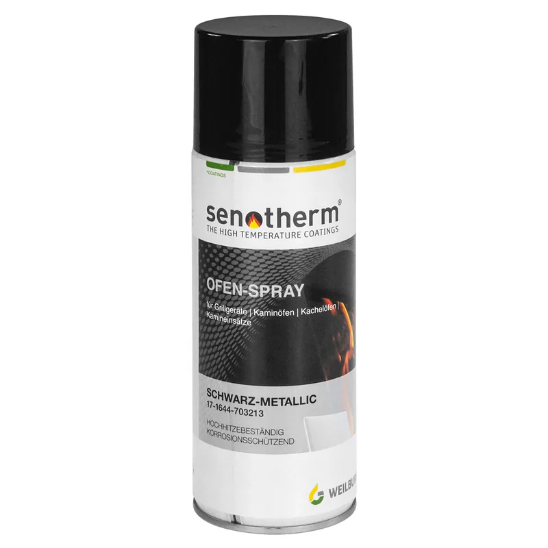 Raik Spray pour four Aérosol 400 ml Senotherm Noir Métallisé