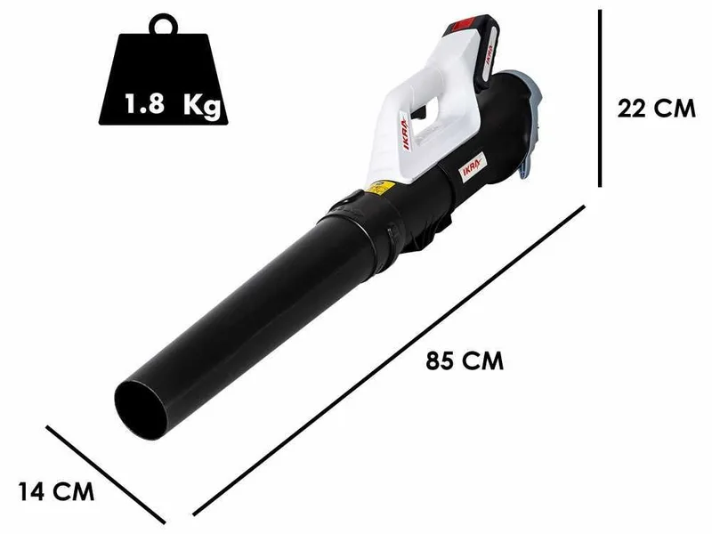 IKRA ICB 20 - Souffleur de feuilles à batterie 20 V 2 Ah