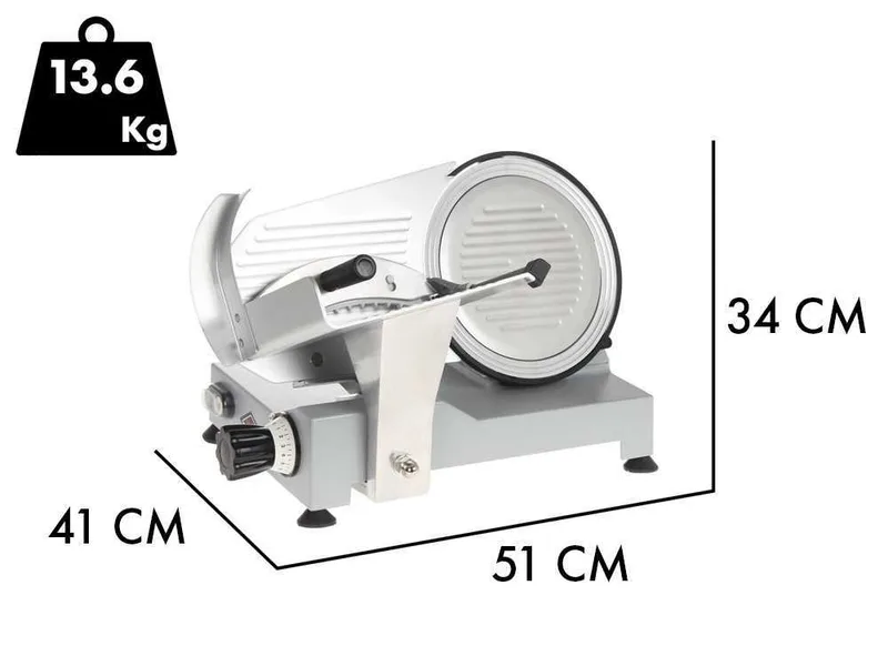 Celme ALFA 250 - Trancheuse à jambon avec lame en acier 250 mm