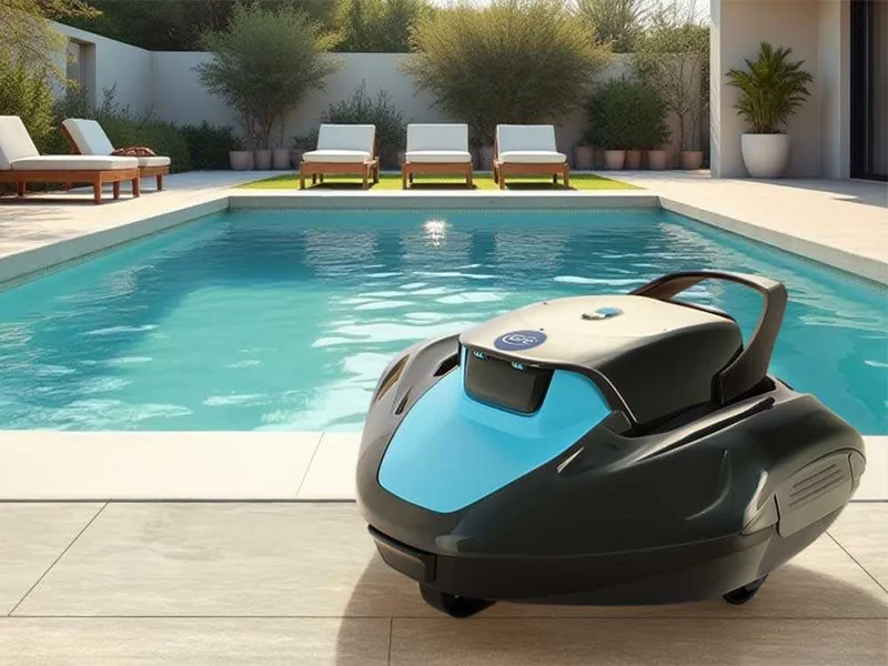 Gre Moovo 90 - Robot nettoyeur de piscine à batterie