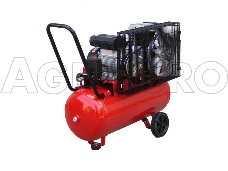 Fini MK 102 N 50 2M - Compresseur d'air électrique monophasé à courroie - Moteur 2 CV - 50 L