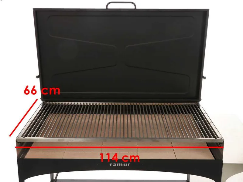 Famur BK 12 Elite - Barbecue à bois et charbon